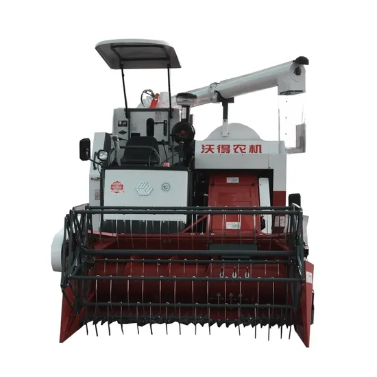 New Full Feeding 88HP Rice Mini Small Harvester Machine