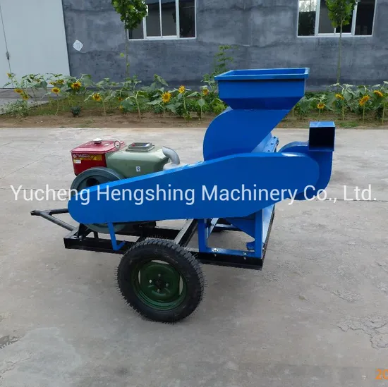 Diesel Engine Driven Corn Thresher Machine Farm Equipment Agricultural Machinery Agro Threshing Machine Corn Shelling Thresher Husker Sheller