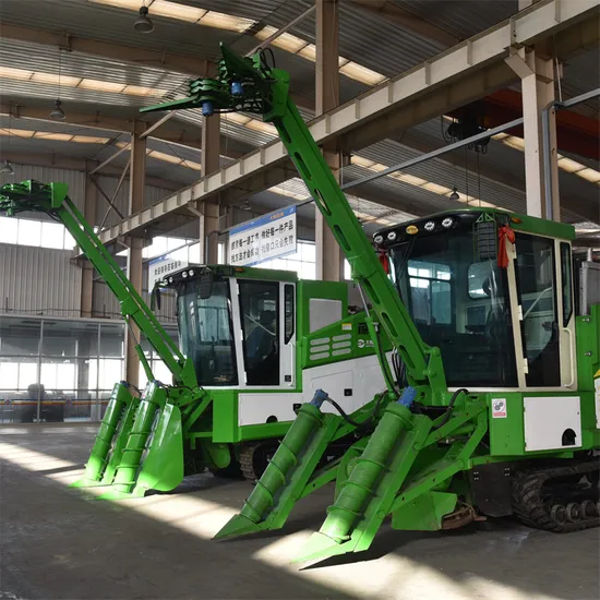 Agricultural Machinery Efficient Cutting Diesel Driven 88kw Full-Bar Cutting Sugarcane Harvester
