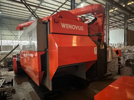 Wenovus Wn-CH110 Agricultural Machine Diesel Powered Heavy Combine Harvester Rubber Track 110HP Rice Harvester