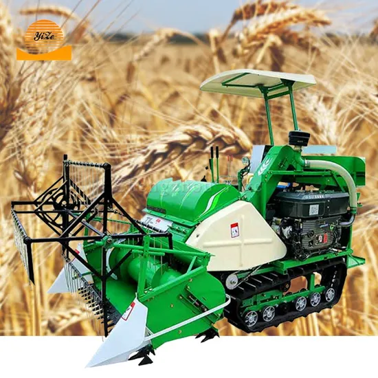 Automatic Farm Small Wheat Rice Combine Harvester Machine for Rice and Wheat