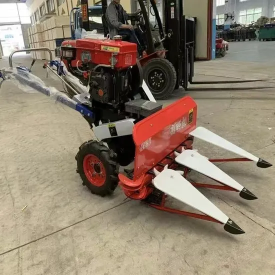 Gasoline Engine Hand Push Winder Harvester