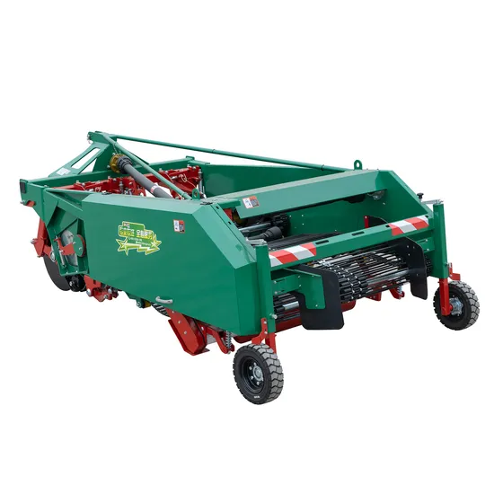 Low Breakage Rate 1800mm Wide Working Width Tractor Mounted 2 Ridges Potato Combine Harvester