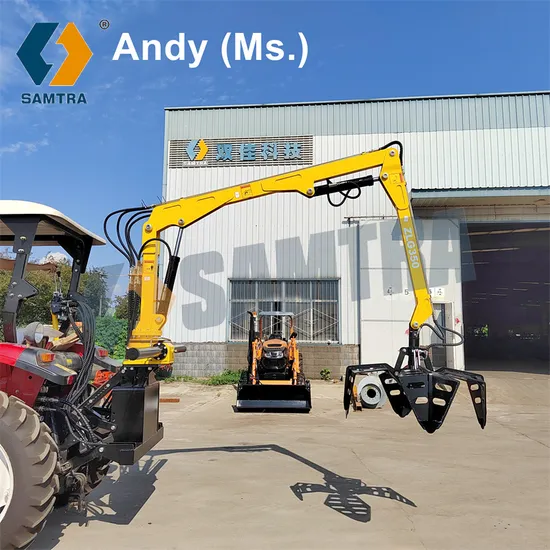 Shandong Manufacturer Wholesale Agricultural Tractor Powered Oil Palm Fruit Harvesting Machine Collector Picker Ffb Grabber Use in Malaysia/Indonesia/Colombia