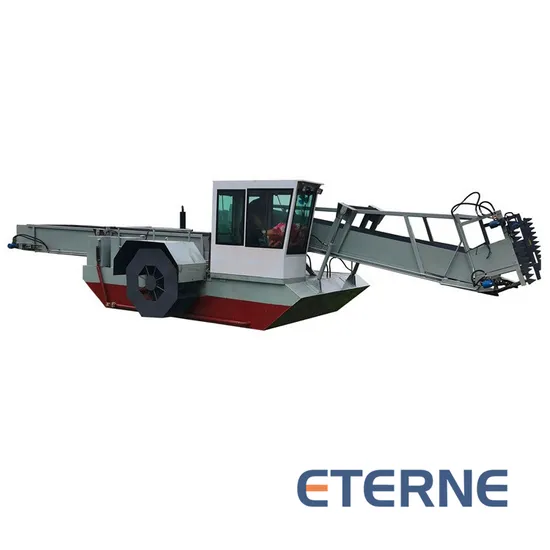 Water Cabbage Cutting Machine River Cleaning Boat Water Grass Harvester Manufacturer
