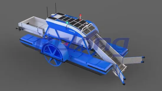 Remote Control Self-Driving Sanitation Unmanned Surface Vessel Garbage Waste Cleaning Boat