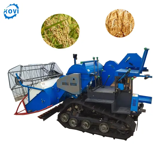 Multi Functional 1m Cutting Width Combine Harvester Machine Wheat Rice Combine Harvesting Machine Paddy Rice Cutter Harvester Machine for Sale