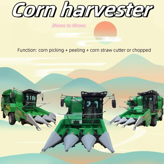 Self-Propelled Multi-Functional Corn Harvester of Farming Equipment with ISO for Sale
