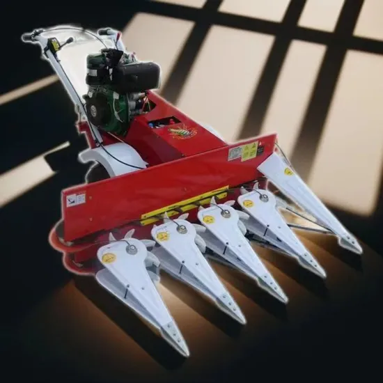 Diesel Engine Power 1 Meter Cutting Soybean Harvester