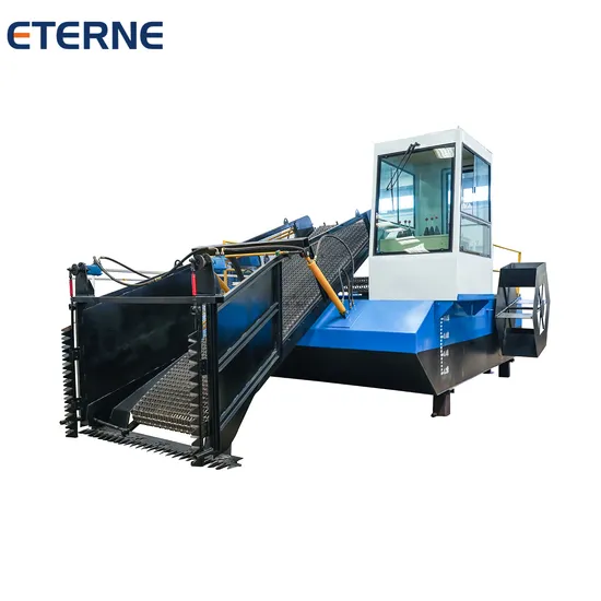 Eterne Designed Weed Harvester Boat Aquatic Water Hyacinth