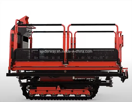 Best-Selling High-Quality Electric Crawler Truck Orchard Picking Hydraulic Climbing Pallet (Up to 2.5m/Extend to 3.5m)