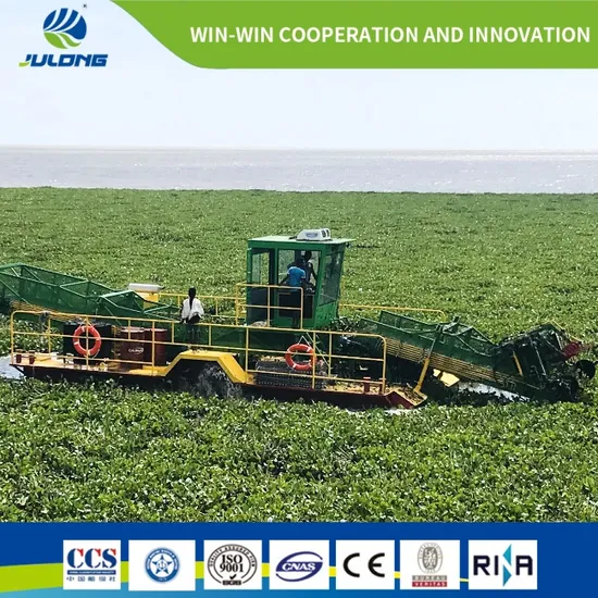 Full Automatic Durable River Cleaning Boat Aquatic Weed Harvester