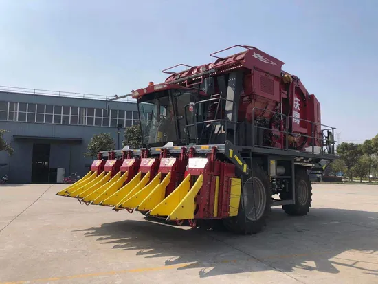 Zero Defect Practical 6 Rows Hydraulic Drive Cotton Harvesting Machine with Advanced Technique