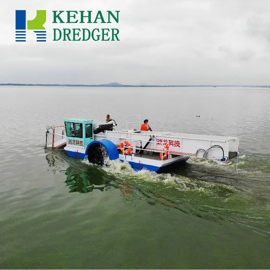 Full Automatic Good Quality Hydraulic Aquatic Weed Harvester on Show