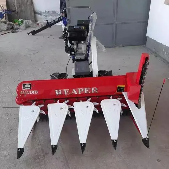 Corn Cutting Reaper with Diesel Power Engine