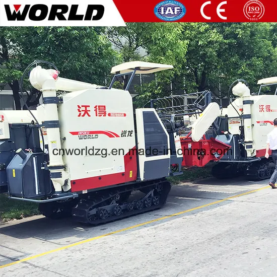 Small Reaper and Thresher Combined Harvesting Machine for Rice