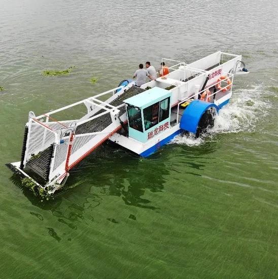 Water Hyacinth Harvester Trash Skimmer Garbage Collecting Boat