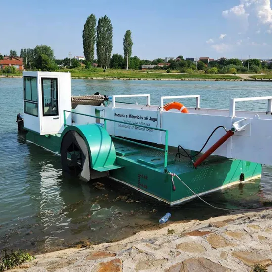 Professional Factory Water Hyacinth Harvester/Trash Skimmer Boat