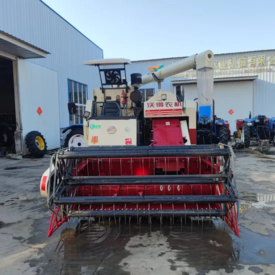 120HP New Harvester Cabin Mini Rice Harvester Combine