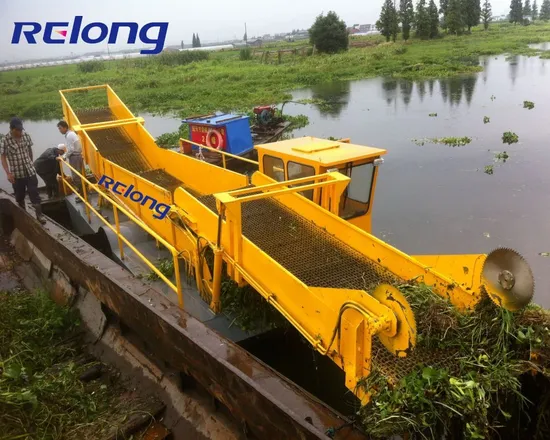 Well-Established Aquatic Weed Harvester with Hydraulic System