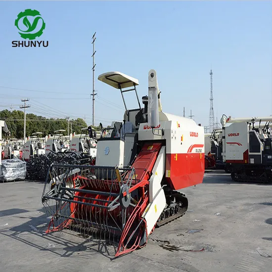High Quality World Harvetser 102HP Rice Combine Harvester for Sale