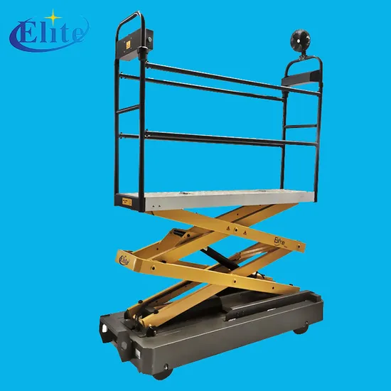 Customized Greenhouse Lift Trolley with Pipe Rail Tomato Harvesting