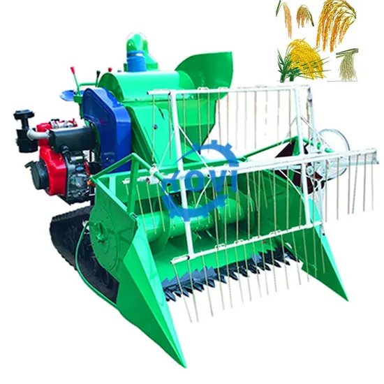 Large Farm Harvesters Rice Wheat Combine Harvester Machine Mini Grain Wheat Harvesting Machine Mesin Pemanen Padi Paddy Cutter Harvester