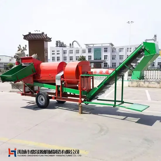 Tractor-Mounted Peanut Picker
