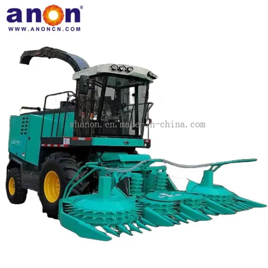 Anon Corn Stalk Silage Grass Forage Harvester Self-Propelled Silage Harvester