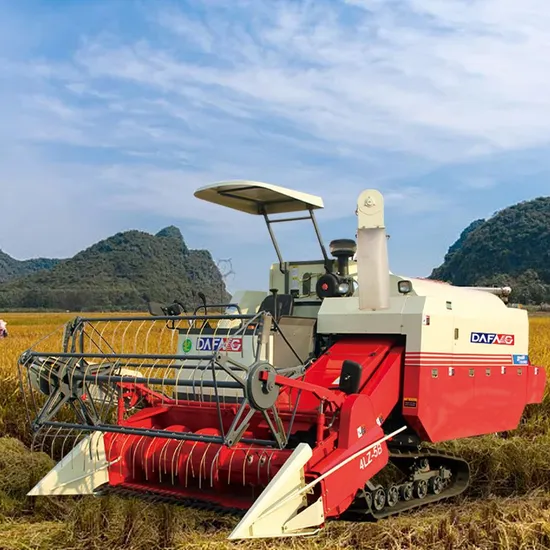 Efficient Combine Rice Harvester with Changchai 102HP and Compact Size