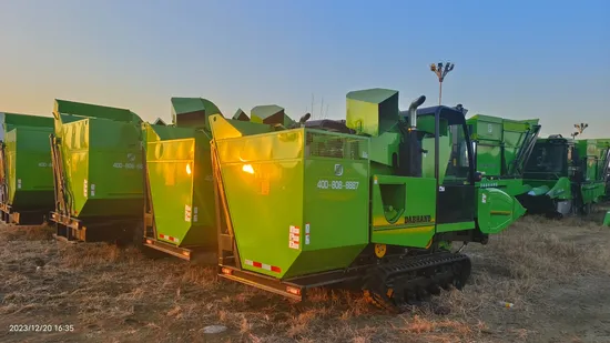 Soft Farm Land Workable Crawler Type Dabhand Brand Corn Picker Maize Harvester