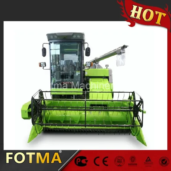 Hydraulic Unloading Rice/Wheat/Grain/Paddy Multifunctional Combine Harvester