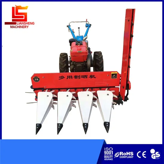Wheat Rice Grass Alfalfa Harvester for Walking Tractor Small Harvesting Machine