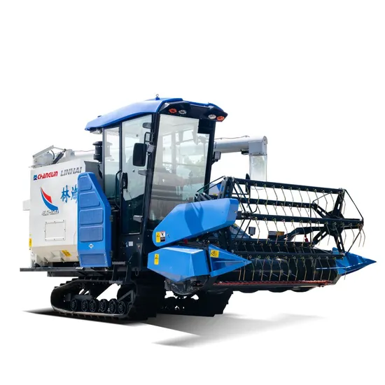 Customized Best Price Harvesting Machine 4 Rows Combine Harvester for Rice Wheat
