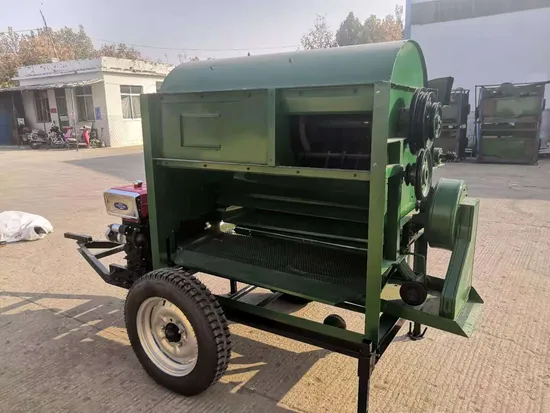 Automatic 1200-1500 Kg/H Paddy Rice Thresher Machine with High Quality