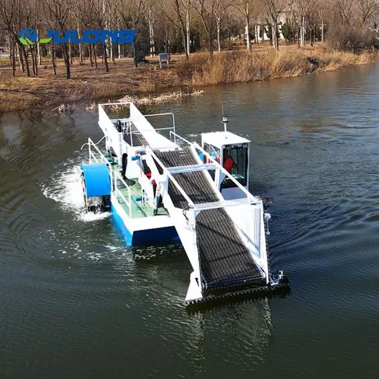 Floating Wastes Trash Skimmer Vessel River Lake Lagoons to Remove Sagarssum
