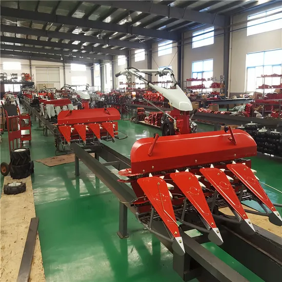 Mountain Wheat Mower Automatic Spread Diesel Rice Mower 177 Power Hand Push Harvester