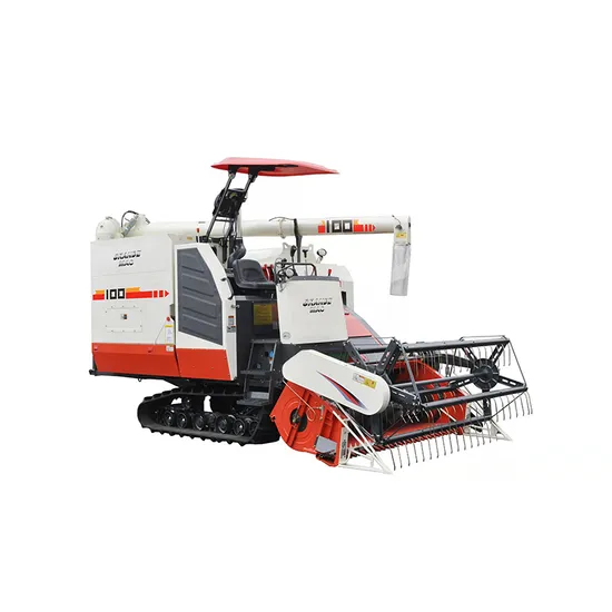 Farm Machinery 4lz-6.0z 100HP Paddy Rice Wheat Combine Harvester