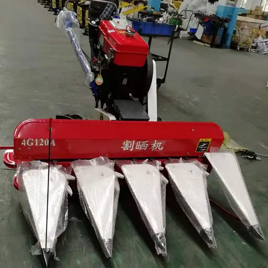 Professional Walking Tractor Wheat Reaper Machine Grass Alfalfa Paddy Harvester
