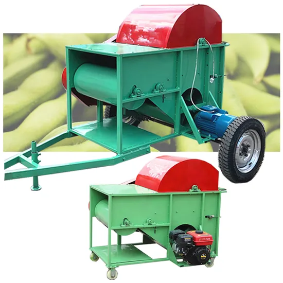 Bean Pod Removing Machine Tractor Mounted Soya Beans Harvester Harvesting Machine