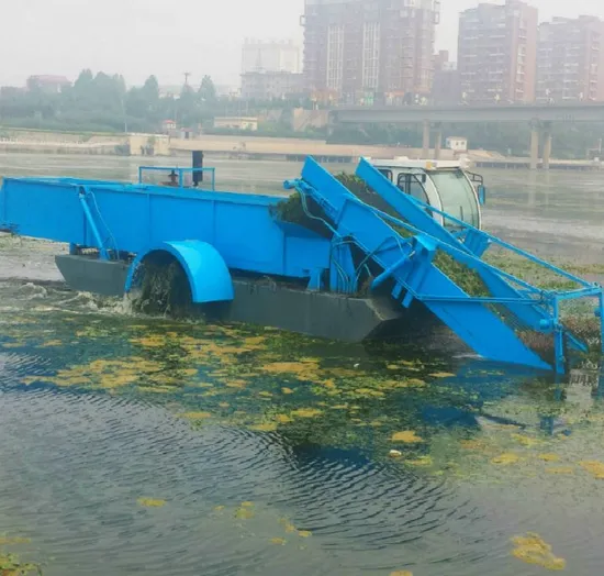 Multi-Function Water Hyacinth Harvester Vessel River Weed Cleaning Boat