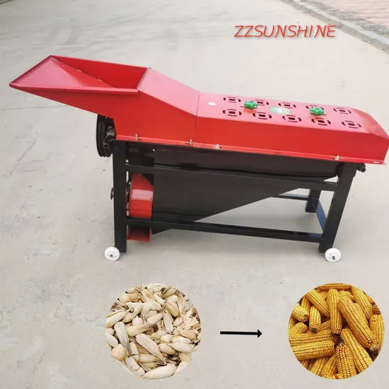 Low Price Portable Corn Peeling Thresher Sheller/China Factory Corn Maize Husker