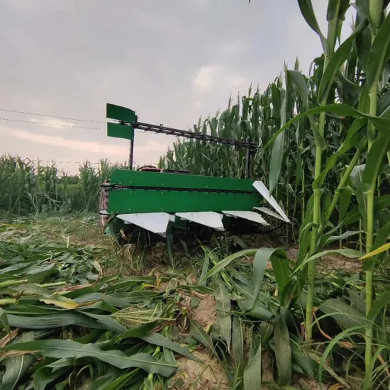 Small Hand Push Harvester with Gasoline Engine