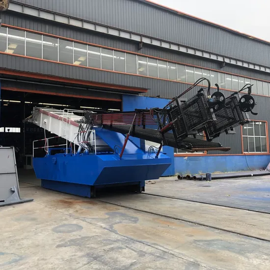 New Type Aquatic Water Hyacinth Cutting Ship Trash Skimmer for Floating River Garbage Collection