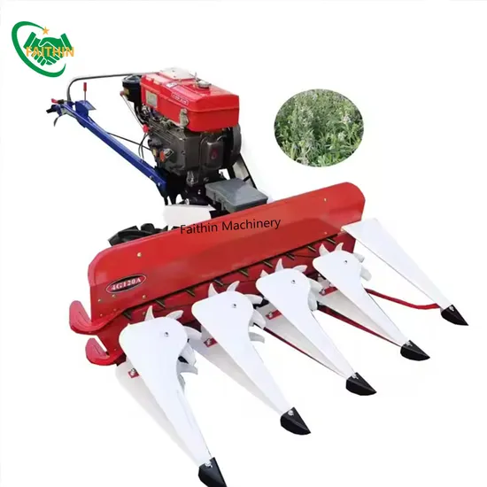 Walking Corn Harvester Machine Farm Machinery Grass Alfalfa Wormwood Rice Harvester Wheat Harvester