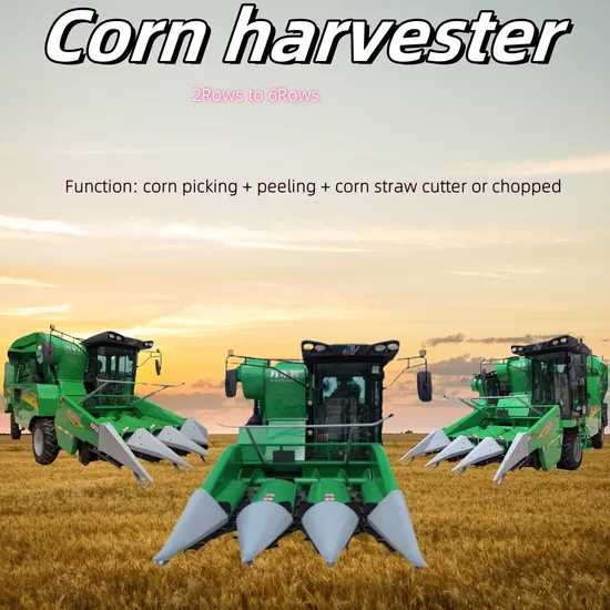 Self-Propelled New Design Corn Picker Harvester Farm Machine with Chopping Corn Stalk Manufacturer Cheap Price