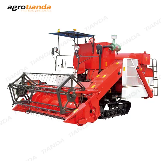 Model 4lz-3.0 Small Mini Combine Harvester for Paddy Rice Wheat