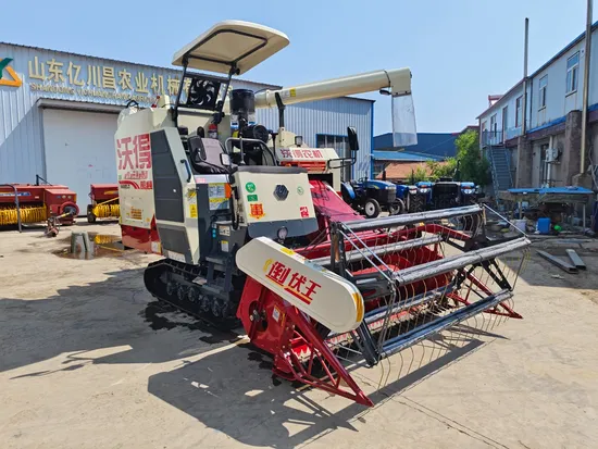 High Quality Crawler Type Diesel Engine Full Feed Grain Combine Harvester