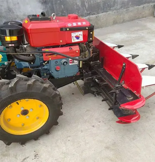 Popular Hot Pepper Walking Tractor Driven Harvester Reaper Binder Cutter-Rower