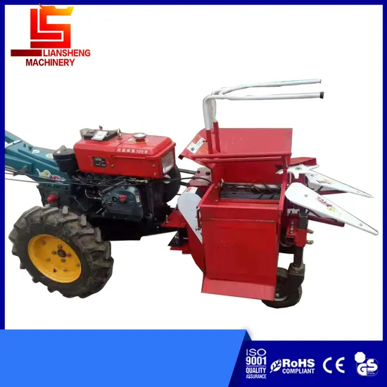 Walking Tractor Push Corn Harvester, Maize Harvesting Machine